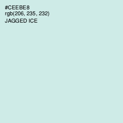 #CEEBE8 - Jagged Ice Color Image